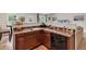 Open kitchen with a breakfast bar and stainless steel appliances at 2009 Spring Valley Ct., Loris, SC 29569