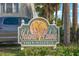 Property sign for Island Palms at 4314 S. Ocean Blvd at 4314 S Ocean Blvd. # B-1, North Myrtle Beach, SC 29582