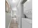 Stackable washer and dryer in a convenient closet at 4314 S Ocean Blvd. # B-1, North Myrtle Beach, SC 29582