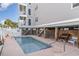 Rectangular community pool with seating nearby at 4303 S Ocean Blvd. # 107, North Myrtle Beach, SC 29582