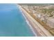 Aerial view of oceanfront property and beach at 4303 S Ocean Blvd. # 107, North Myrtle Beach, SC 29582