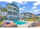 Luxury home with private pool and patio at 312 West Palms Dr., Myrtle Beach, SC 29579