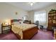 Comfortable bedroom with a double bed and window at 213 Birkdale Ln., Myrtle Beach, SC 29588