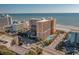 Oceanfront property with a large building and parking at 6900 Ocean Blvd. N # 1205, Myrtle Beach, SC 29572