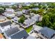 Aerial view of beach town home with large deck and ocean access at 6001 - 1550 S Kings Hwy., Myrtle Beach, SC 29575