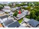 Aerial view of beach town home with large deck and ocean access at 6001 - 1550 S Kings Hwy., Myrtle Beach, SC 29575