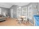 Small dining area with a table and chairs near a window at 6001 - 1550 S Kings Hwy., Myrtle Beach, SC 29575