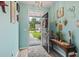 Bright entryway with coastal decor and view of the front yard at 5188 Country Pine Dr., Myrtle Beach, SC 29579