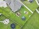 Aerial view of a house with a trampoline and playset at 5188 Country Pine Dr., Myrtle Beach, SC 29579