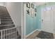 Carpeted staircase with a safety gate at 5188 Country Pine Dr., Myrtle Beach, SC 29579