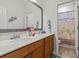 Double vanity bathroom with a shower and beachy decor at 5188 Country Pine Dr., Myrtle Beach, SC 29579