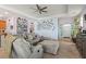 Spacious living room with sectional sofa and large wall decor at 5188 Country Pine Dr., Myrtle Beach, SC 29579