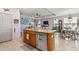 Kitchen island with granite countertop and stainless steel appliances at 5188 Country Pine Dr., Myrtle Beach, SC 29579