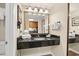 Bathroom with granite vanity, and a shower/tub combo at 1200 N Ocean Blvd. # 1002, Myrtle Beach, SC 29577