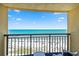 Balcony boasting stunning ocean and beach views at 1200 N Ocean Blvd. # 1002, Myrtle Beach, SC 29577