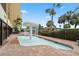 Small outdoor pool with mushroom fountain at 1200 N Ocean Blvd. # 1002, Myrtle Beach, SC 29577