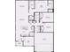 1-story floor plan with 3 bedrooms, 2 baths, and garage at 3050 Deerberry Place, Longs, SC 29568