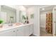 Double vanity bathroom with a shower/tub combo at 4037 Pearl Tabby Dr., Myrtle Beach, SC 29588