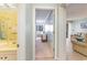 Hallway view with access to bedroom and living room at 9620 Shore Dr. # 303, Myrtle Beach, SC 29572
