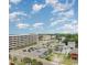 Aerial view of the property, showing parking and surrounding buildings at 2701 South Ocean Blvd. # 710, North Myrtle Beach, SC 29582