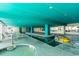Indoor pool area with a lazy river and hot tub at 2701 South Ocean Blvd. # 710, North Myrtle Beach, SC 29582