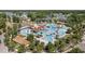Large community pool complex with various features at 583 Starlit Way, Myrtle Beach, SC 29579