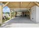 Covered parking area under the house with extra space at 919A N Waccamaw Dr., Murrells Inlet, SC 29576