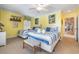 Bedroom with two double beds, and access to hallway at 919A N Waccamaw Dr., Murrells Inlet, SC 29576