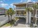Front view of beach house with parking at 919A N Waccamaw Dr., Murrells Inlet, SC 29576