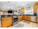 Bright kitchen with ample cabinetry and stainless steel appliances at 919A N Waccamaw Dr., Murrells Inlet, SC 29576