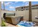Relaxing hot tub area with outdoor games at 919A N Waccamaw Dr., Murrells Inlet, SC 29576