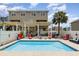 Inviting backyard pool with patio furniture, perfect for relaxation at 919A N Waccamaw Dr., Murrells Inlet, SC 29576