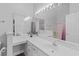 Bathroom boasts a double vanity and a shower/tub combination at 885 Palmetto Trail # 201, Myrtle Beach, SC 29577