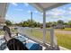 Relaxing front porch with two chairs overlooking the neighborhood at 2403 Park St., North Myrtle Beach, SC 29582