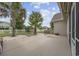 Large patio area with stone border, providing ample outdoor space at 1225 White Fox Ct., Conway, SC 29526