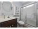 Bathroom with a shower/tub combo, vanity, and medicine cabinet at 1225 White Fox Ct., Conway, SC 29526