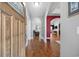 Bright entryway with hardwood floors and views to the living room at 1225 White Fox Ct., Conway, SC 29526