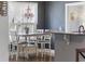Charming dining area with a chandelier and built-in hutch at 1225 White Fox Ct., Conway, SC 29526