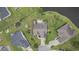 Bird's eye view of a house and neighborhood with water features at 1225 White Fox Ct., Conway, SC 29526