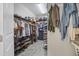 Large walk-in closet with plenty of shelving and hanging space at 1225 White Fox Ct., Conway, SC 29526