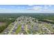 Aerial view of a large residential neighborhood with ponds at 1225 White Fox Ct., Conway, SC 29526