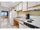 Efficient kitchen with appliances, offering ocean views at 2300 N Ocean Blvd. # 238, Myrtle Beach, SC 29577