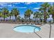 Small circular hot tub near the beach at 2300 N Ocean Blvd. # 238, Myrtle Beach, SC 29577