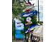 Whimsical signpost showcasing local attractions near the Inlet Loop at 108 Hallandale Lane, Murrells Inlet, SC 29576