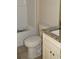A bathroom with a toilet, sink, and shower at 108 Hallandale Lane, Murrells Inlet, SC 29576