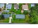 Aerial view of the house and neighborhood at 312 13Th Ave. S, Surfside Beach, SC 29575