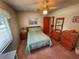 Bright bedroom with double bed and dresser at 312 13Th Ave. S, Surfside Beach, SC 29575