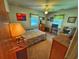 Cozy bedroom with double bed, window, and dresser at 312 13Th Ave. S, Surfside Beach, SC 29575