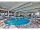 Indoor pool area with plenty of space for swimming and relaxing at 2311 Ocean Blvd. S # 361, Myrtle Beach, SC 29577