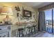 Beach-themed breakfast bar with ocean view at 2311 Ocean Blvd. S # 361, Myrtle Beach, SC 29577